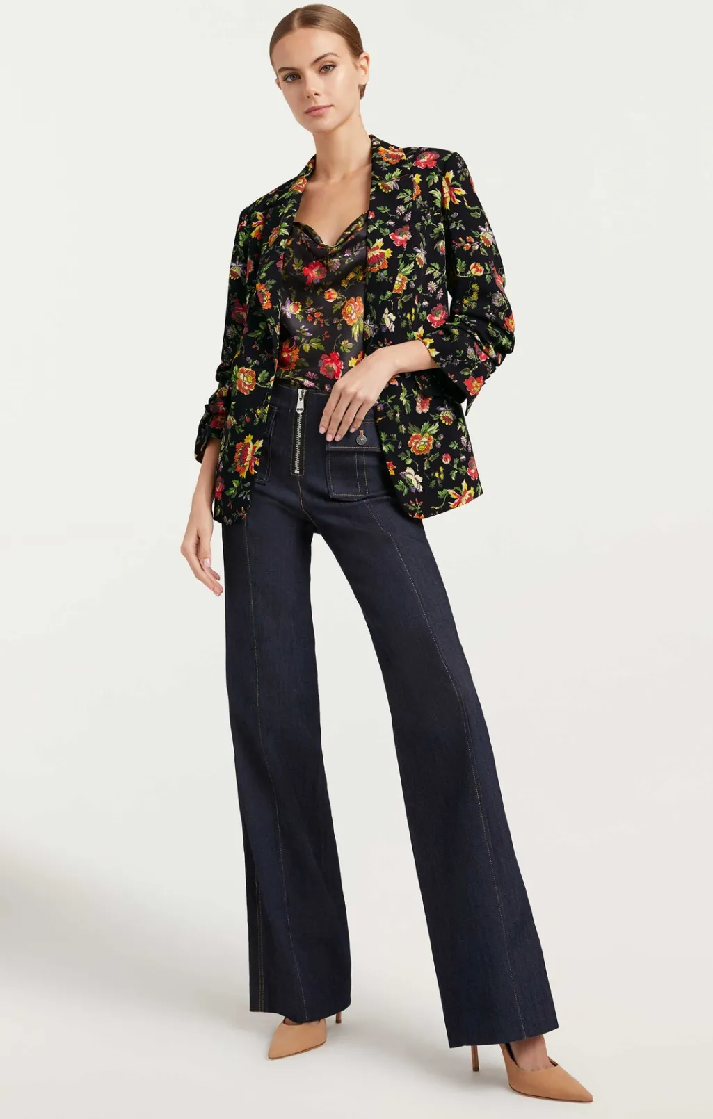 Cinq à Sept Provence Kylie Blazer BlackMulti Sale