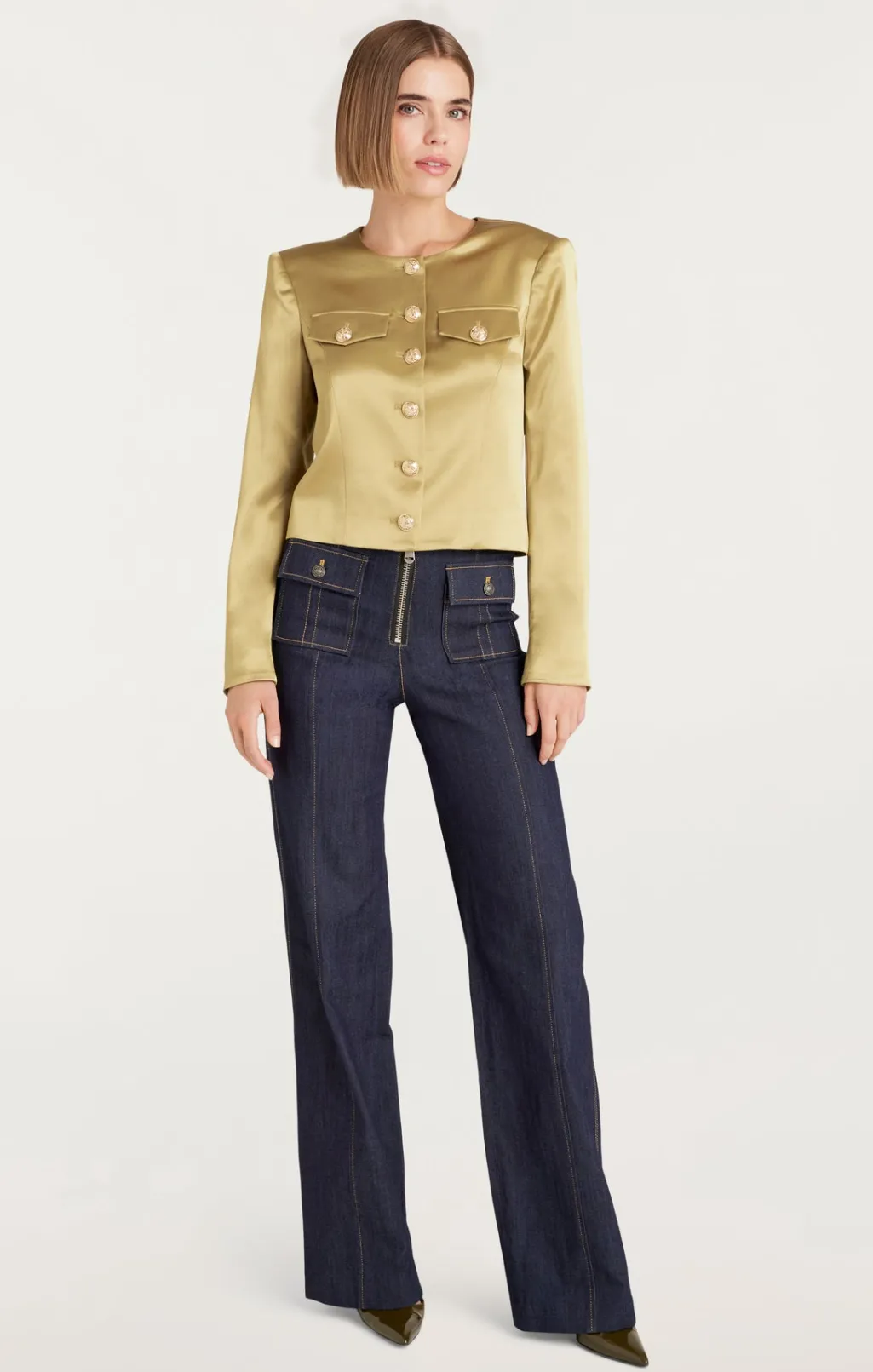 Cinq à Sept Rainer Jacket Agave Sale
