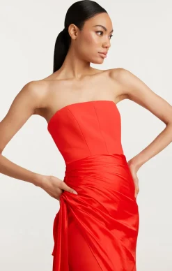 Cinq à Sept Rania Gown DeepTangelo Outlet