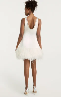 Cinq à Sept Raveena Dress Ivory Clearance