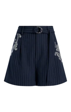 Cinq à Sept Rebecca Short Navy/Ivory