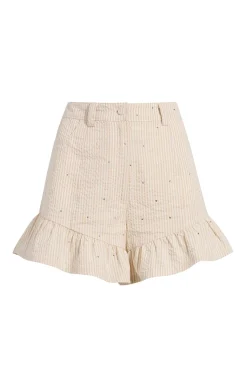 Cinq à Sept Rhinestone Ditsy Neema Short White/Plaster Hot