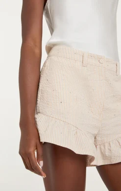 Cinq à Sept Rhinestone Ditsy Neema Short White/Plaster Hot