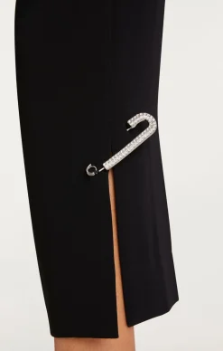Cinq à Sept Rhinestone Pin Cropped Kerry Pant Black Best