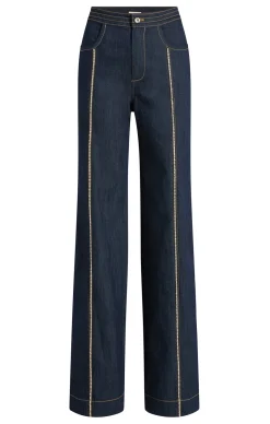 Cinq à Sept Rosalind Pant Indigo New