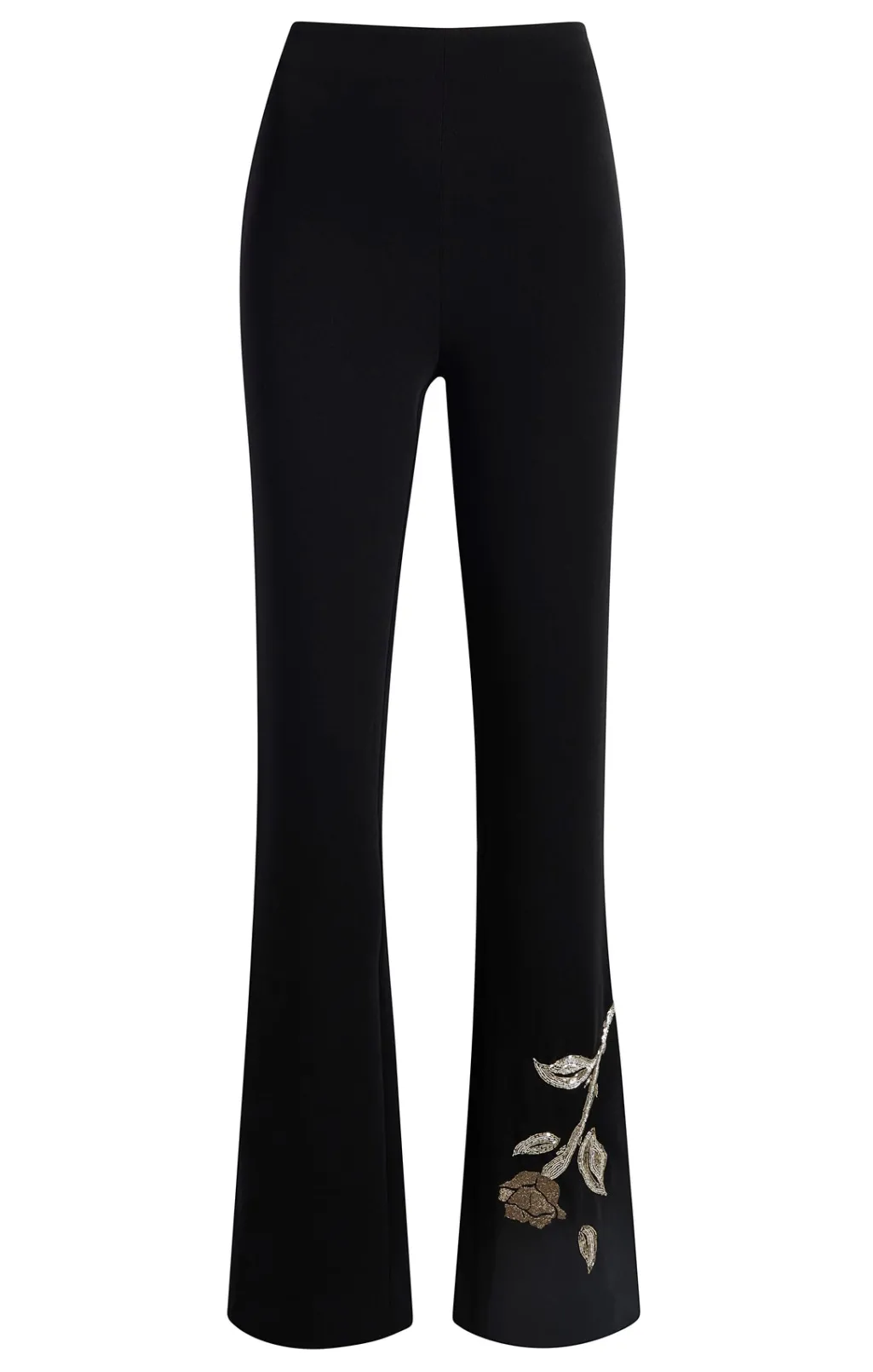 Cinq à Sept Rose Embellished Eva Pant Black Discount