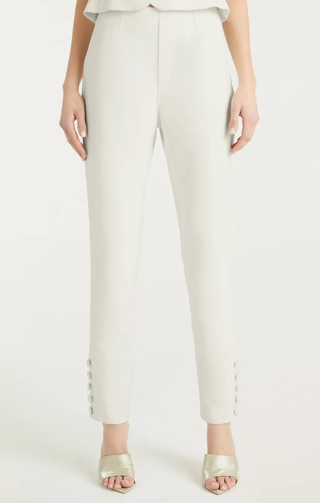 Cinq à Sept Rowena Pant Ivory Outlet
