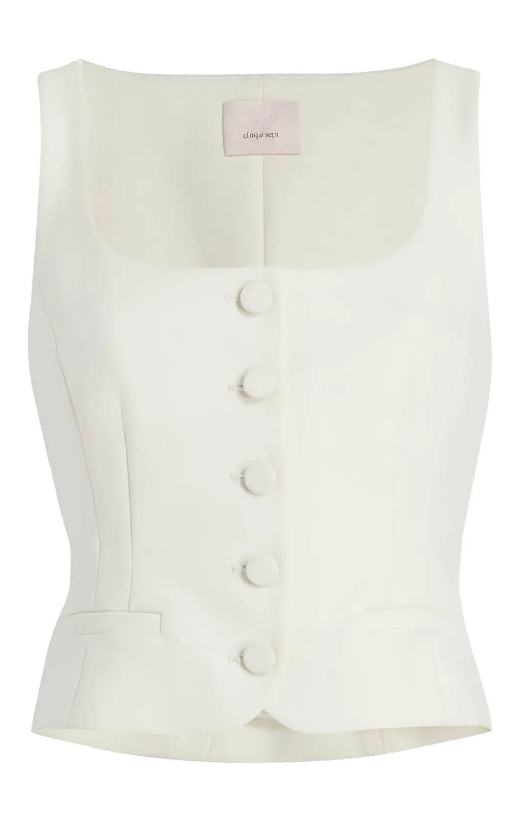 Cinq à Sept Rowena Top Ivory Outlet