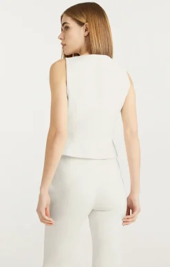 Cinq à Sept Rowena Top Ivory Outlet