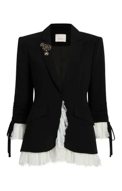 Cinq à Sept Roxie Blazer Black/Ivory Best