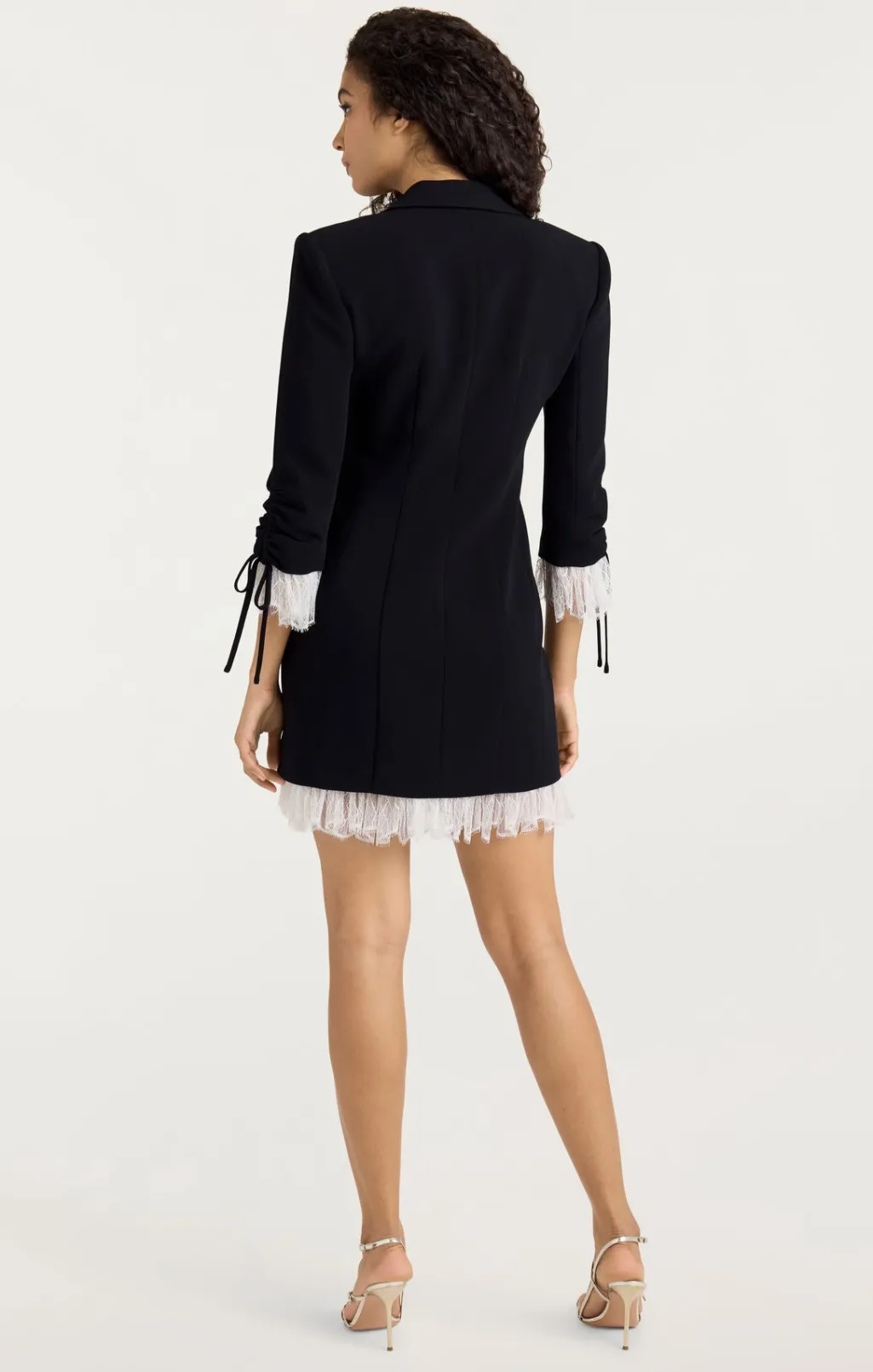 Cinq à Sept Roxie Dress Black/Ivory Clearance