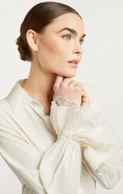 Cinq à Sept Roxie Top Ivory/ivory Discount