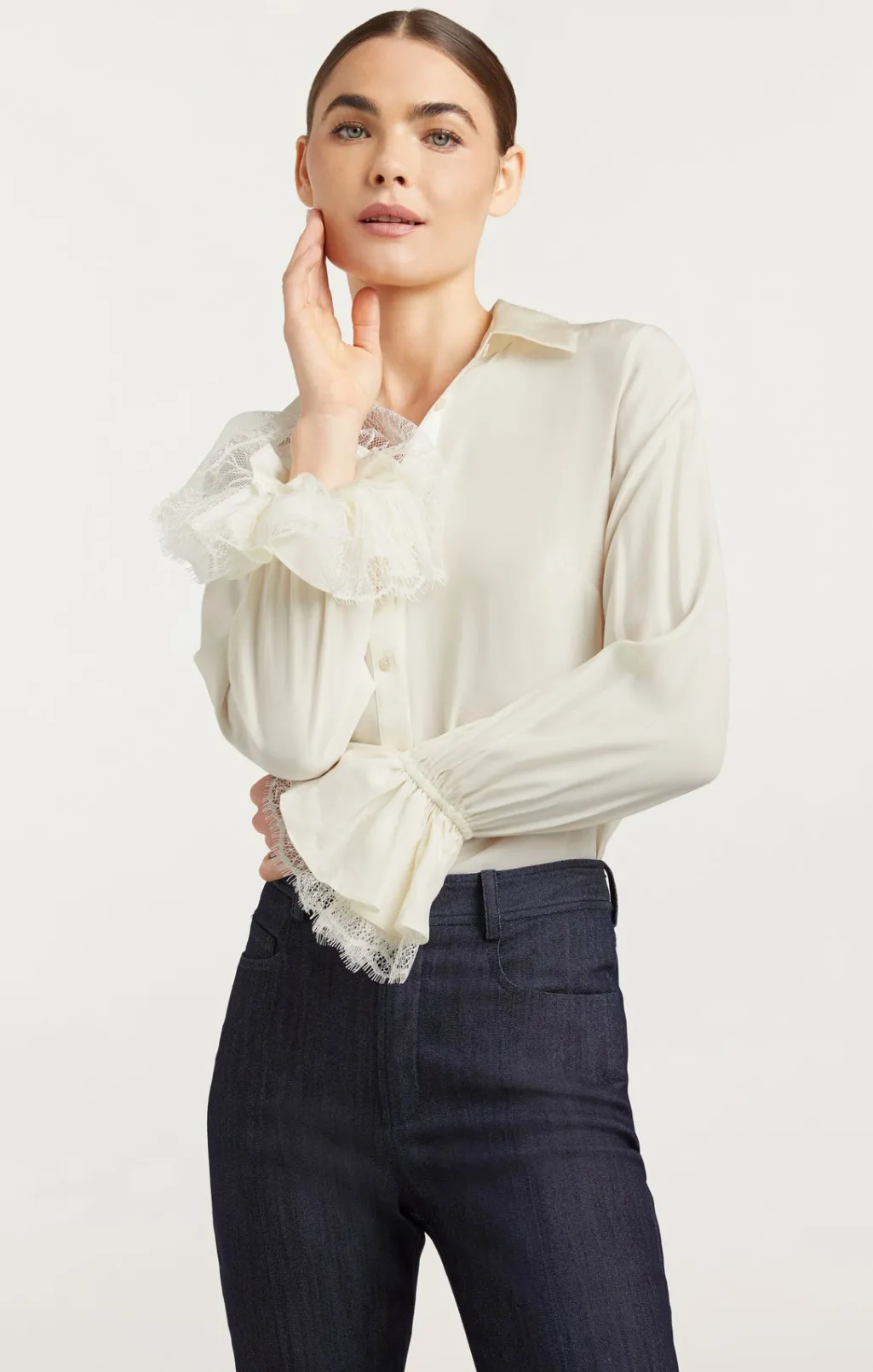 Cinq à Sept Roxie Top Ivory/ivory Discount