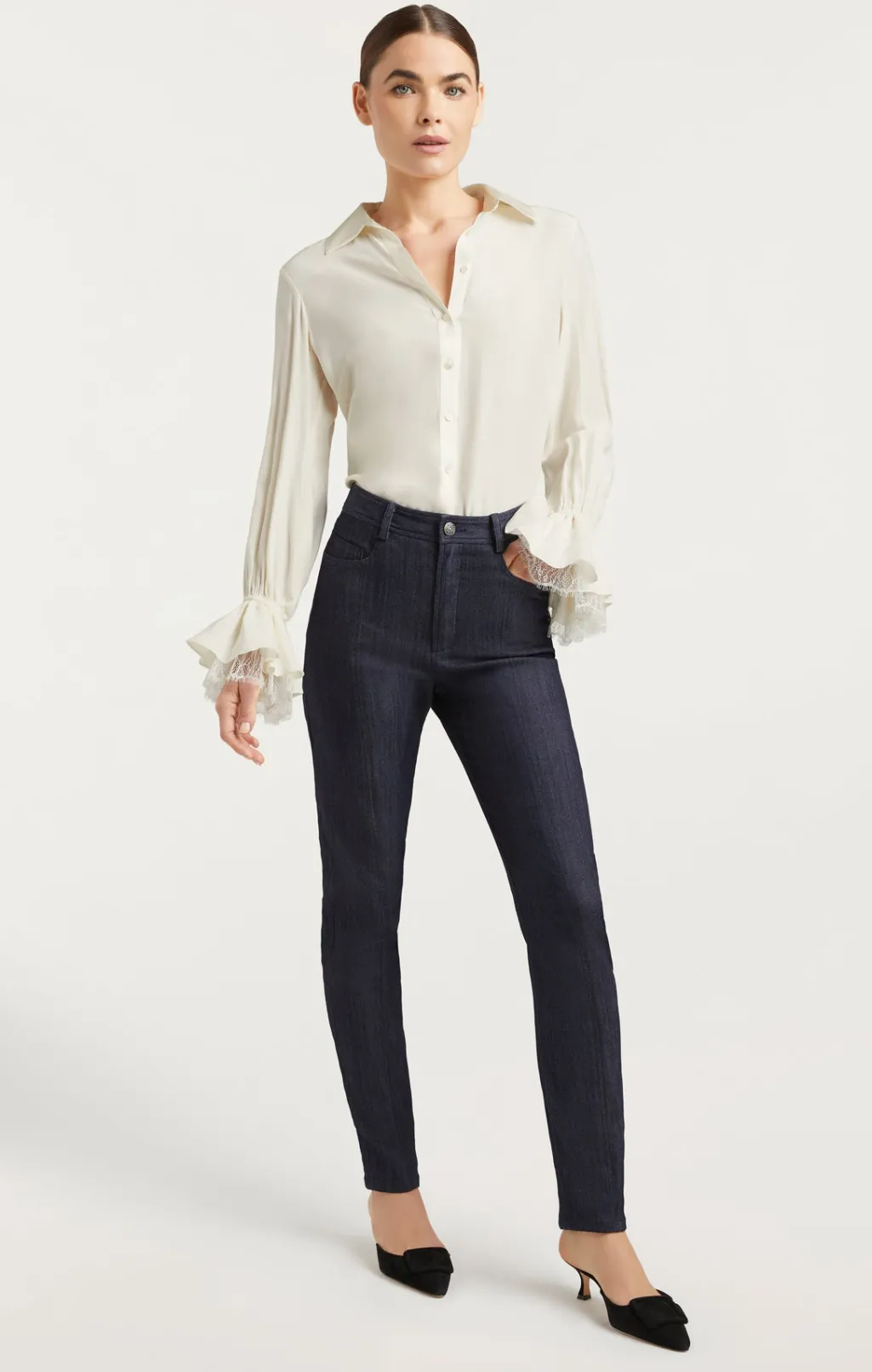 Cinq à Sept Roxie Top Ivory/ivory Discount