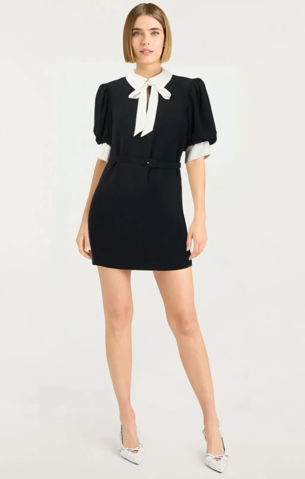 Cinq à Sept Sabelle Dress Black/Ivory Discount