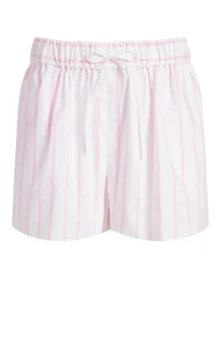 Cinq à Sept Sammy Stripe Jacques Short White/Bubblegum Hot