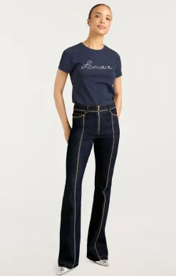 Cinq à Sept Santi Pant Indigo Hot