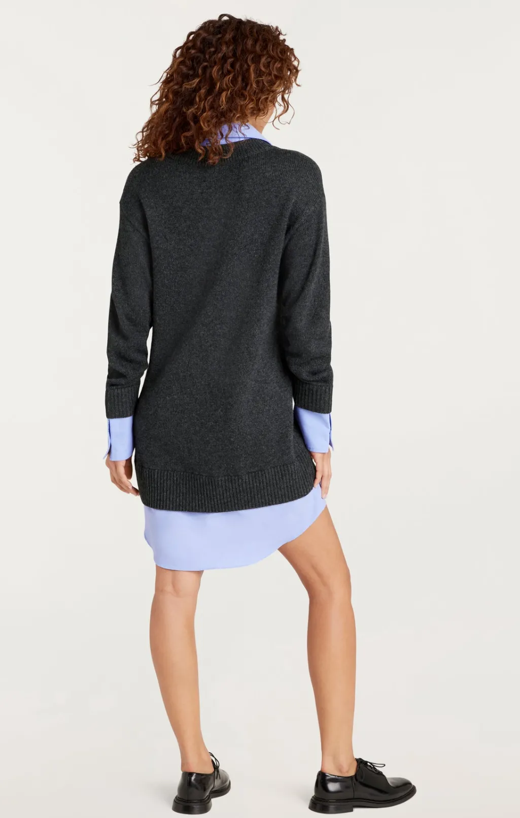 Cinq à Sept Santina Dress Charcoal/Raincloud Online