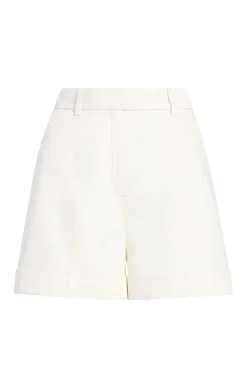 Cinq à Sept Sateen Galena Short White Clearance