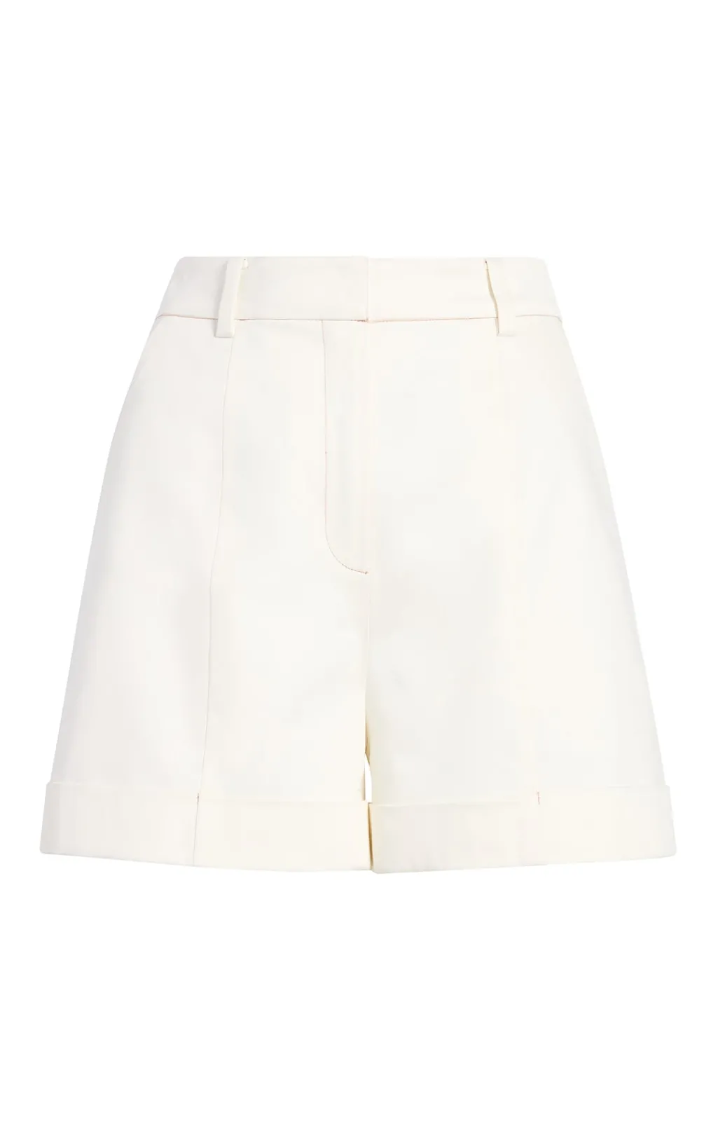 Cinq à Sept Sateen Galena Short White Clearance