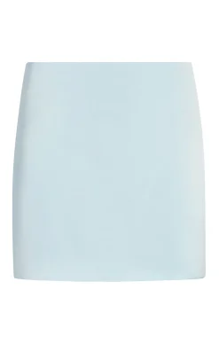 Cinq à Sept Satin Doris Skirt GlacialBlue Sale