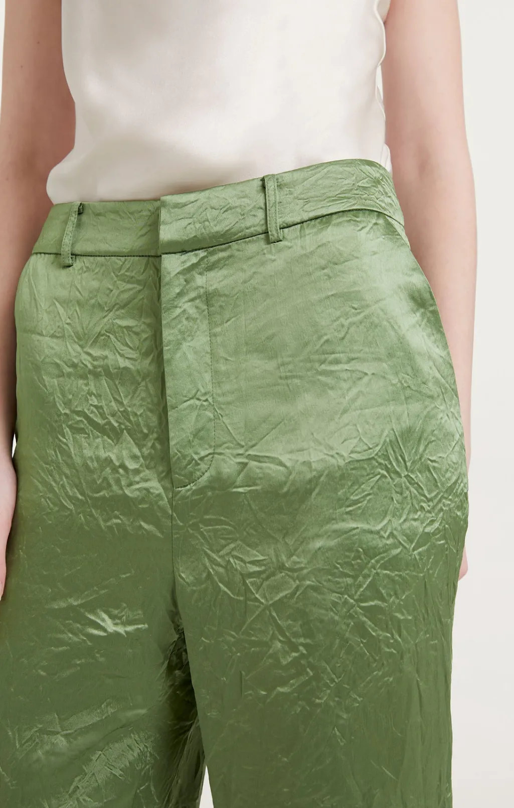 Cinq à Sept Satin Kasid Pant Bonsai New