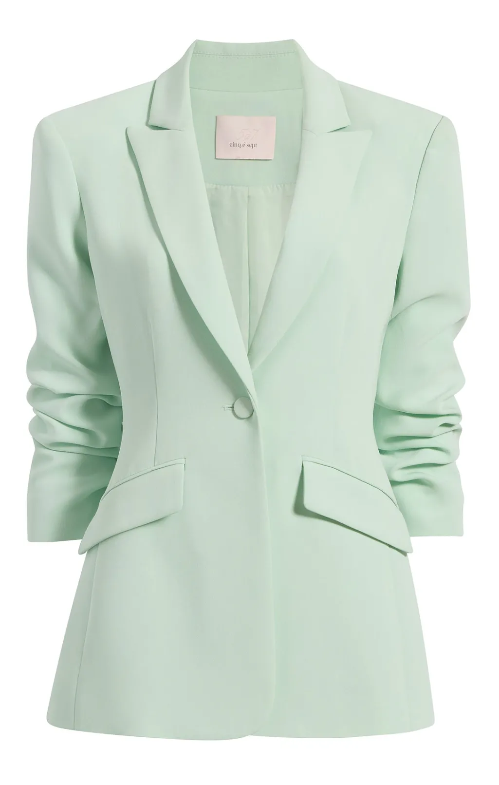 Cinq à Sept Scrunched Cheyenne Blazer Celadon Hot