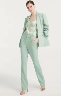 Cinq à Sept Scrunched Cheyenne Blazer Celadon Hot