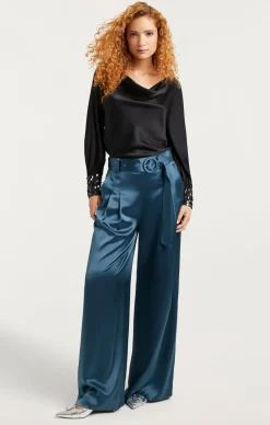Cinq à Sept Sequin Cuff Taylee Top Black Outlet