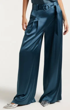 Cinq à Sept Shauna Pant SmoothSatinOnyx Hot