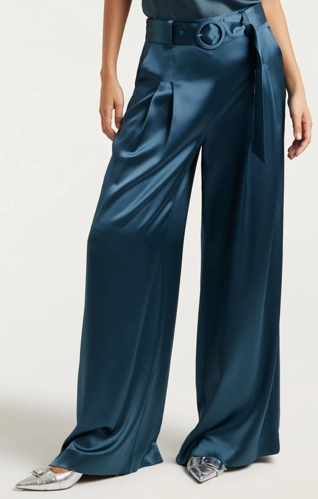 Cinq à Sept Shauna Pant SmoothSatinOnyx Hot