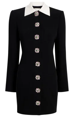 Cinq à Sept Sheryl Dress Black/ivory New
