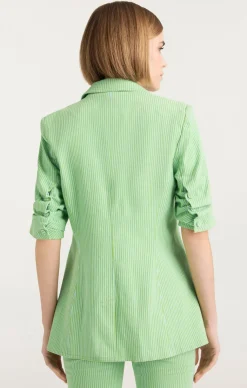 Cinq à Sept Short Sleeve Khloe Blazer LushMeadow/Skylight New