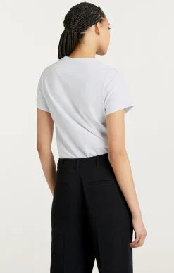 Cinq à Sept Shrunken Fringe Bonjour Tee White/Black
