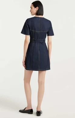 Cinq à Sept Siv Dress Indigo Outlet