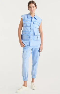 Cinq à Sept Sleeveless Vera Jacket Skylight Sale