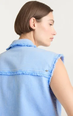 Cinq à Sept Sleeveless Vera Jacket Skylight Sale
