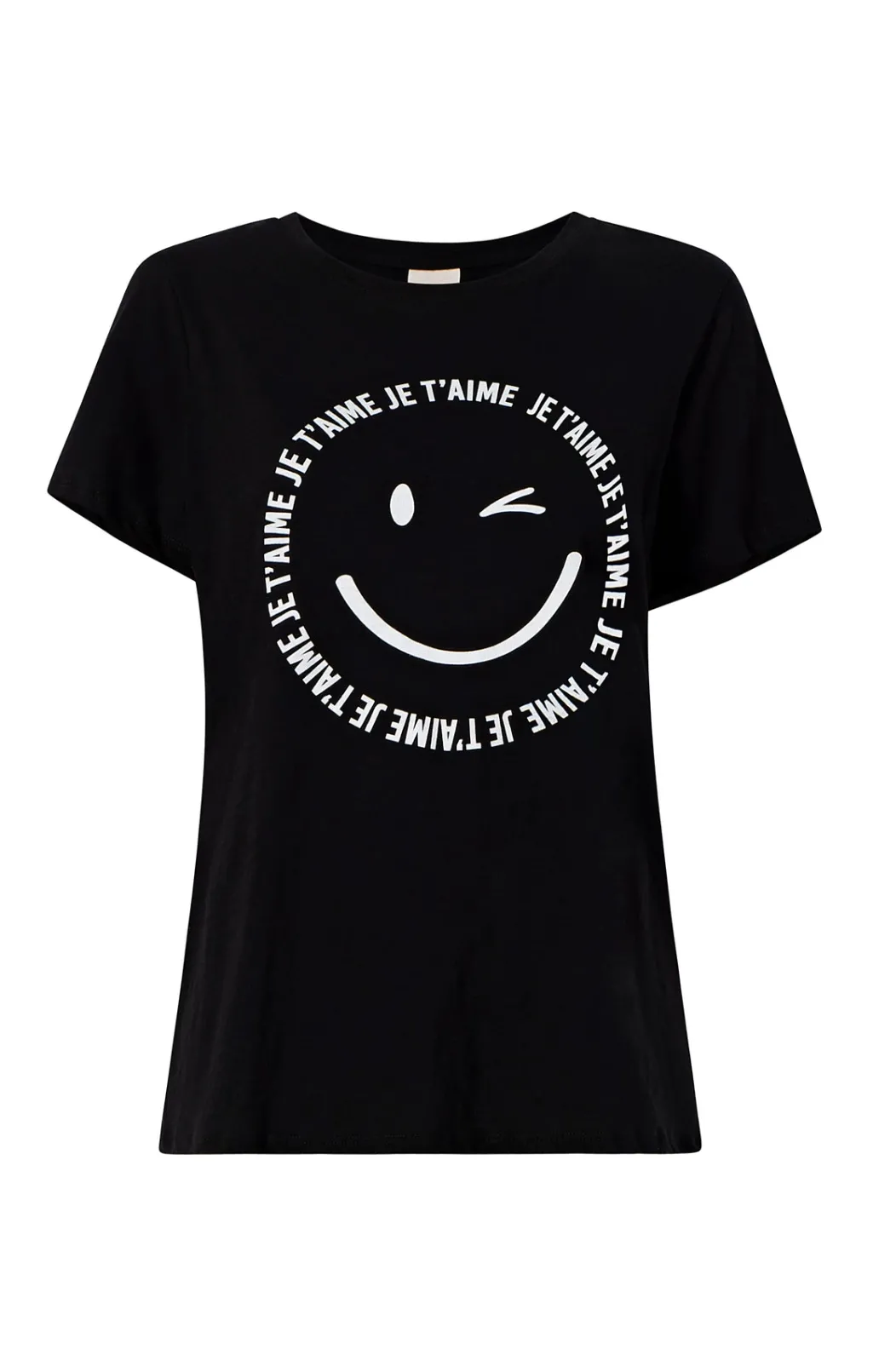 Cinq à Sept Smiley Je Taime Tee Black/white Online