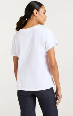 Cinq à Sept Smiley Joyeux Noel Tee White/Black Online