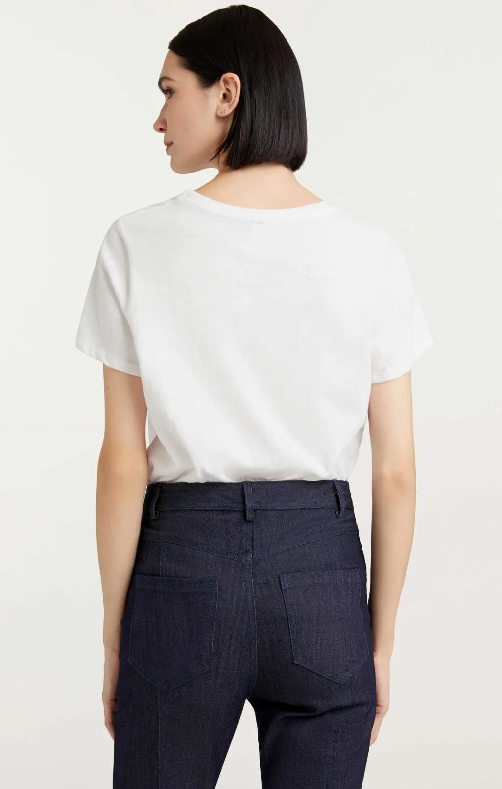 Cinq à Sept Smiley New York Tee White-black New