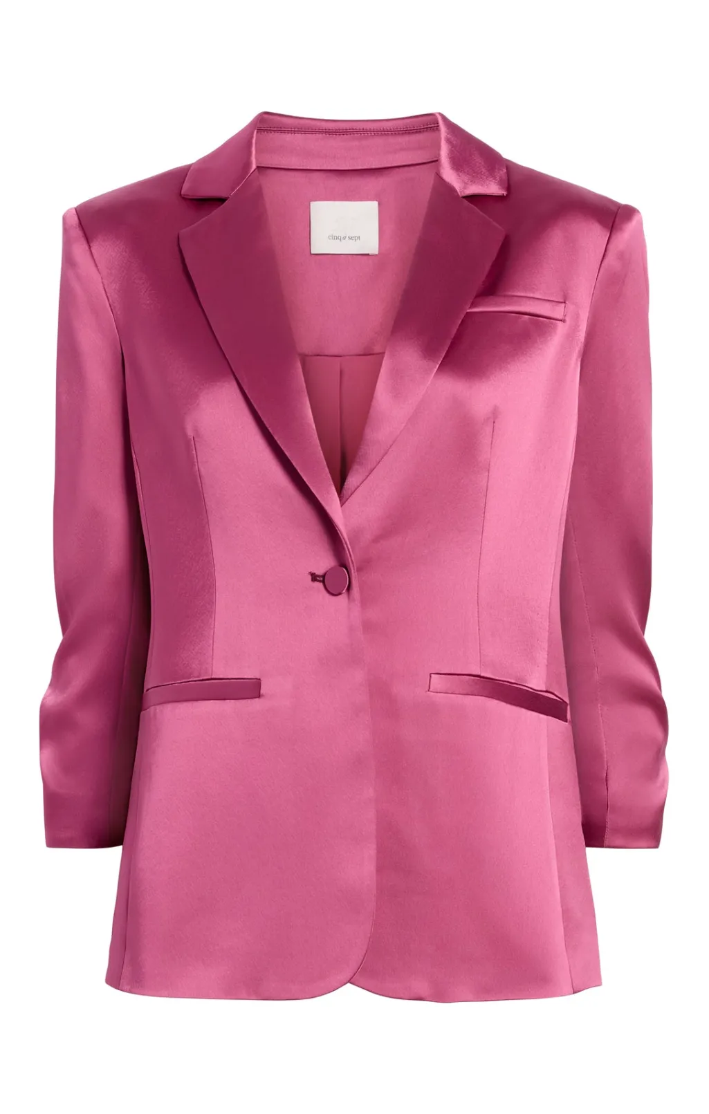 Cinq à Sept Smooth Satin Khloe Blazer DarkUbe Online