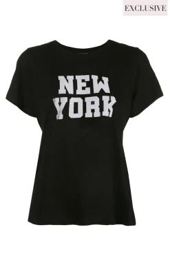 Cinq à Sept Soho New York Tee Black/White Best