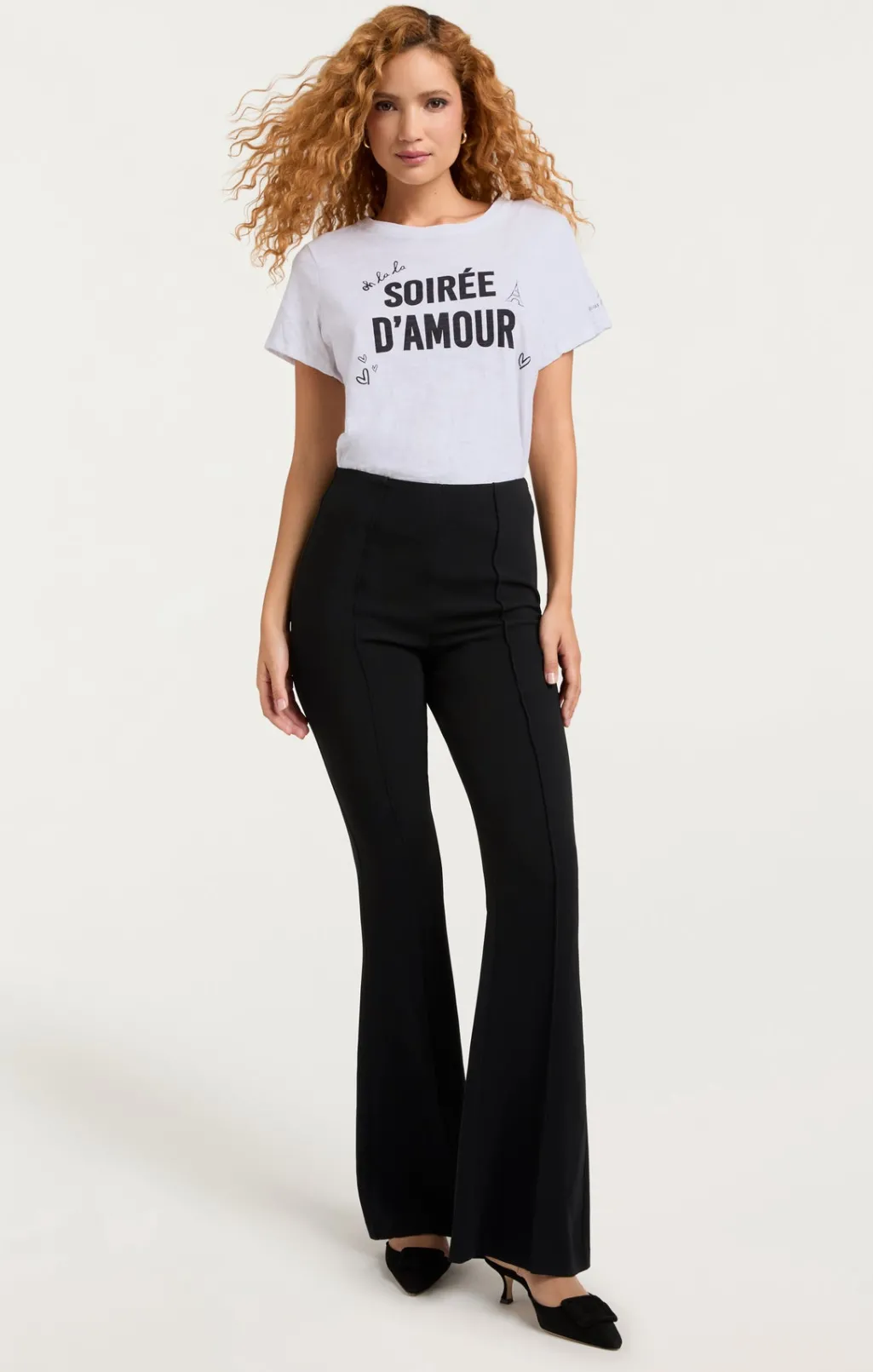 Cinq à Sept Soiree D'amour Tee White/black New