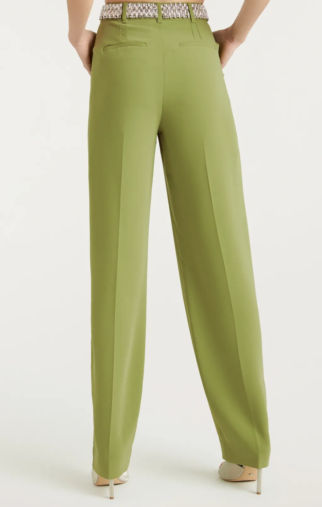 Cinq à Sept Stacked Jewelry Embellished Collins Pant Moss Online