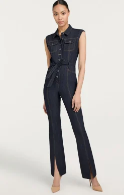 Cinq à Sept Tania Jumpsuit Indigo New