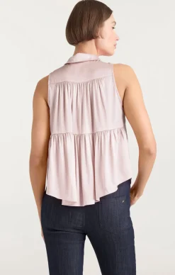 Cinq à Sept Theodora Top IcyPink Clearance