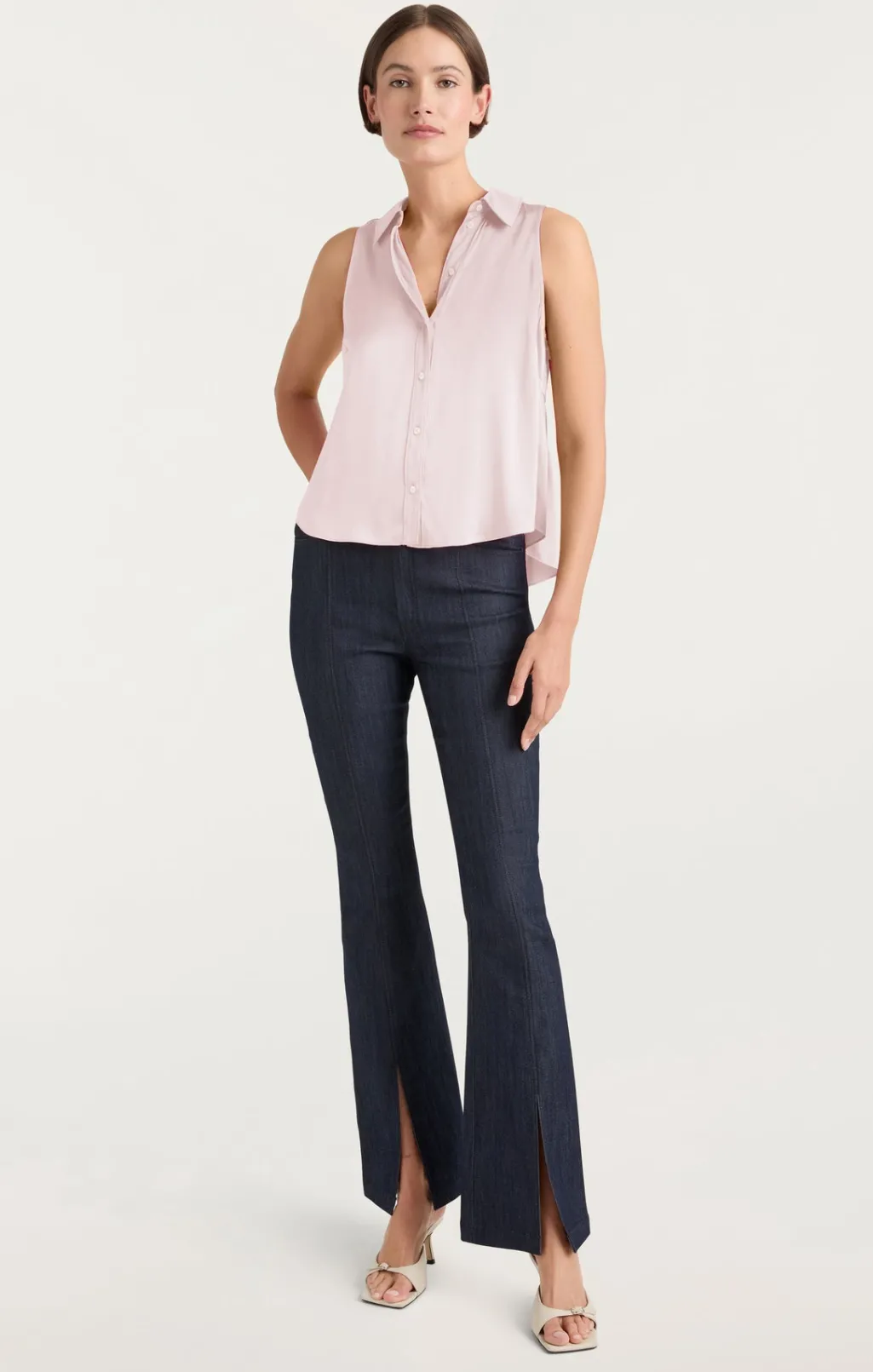 Cinq à Sept Theodora Top IcyPink Clearance