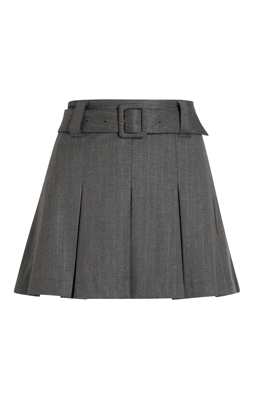 Cinq à Sept Toni Skirt LurexPinstripeCharcoal Best