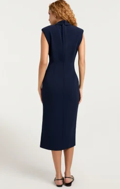 Cinq à Sept Tori Dress Navy Discount