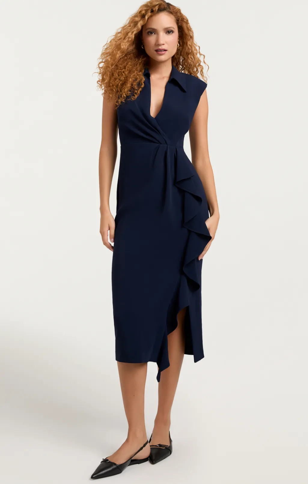 Cinq à Sept Tori Dress Navy Discount